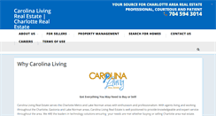 Desktop Screenshot of carolinalivingrealestate.com